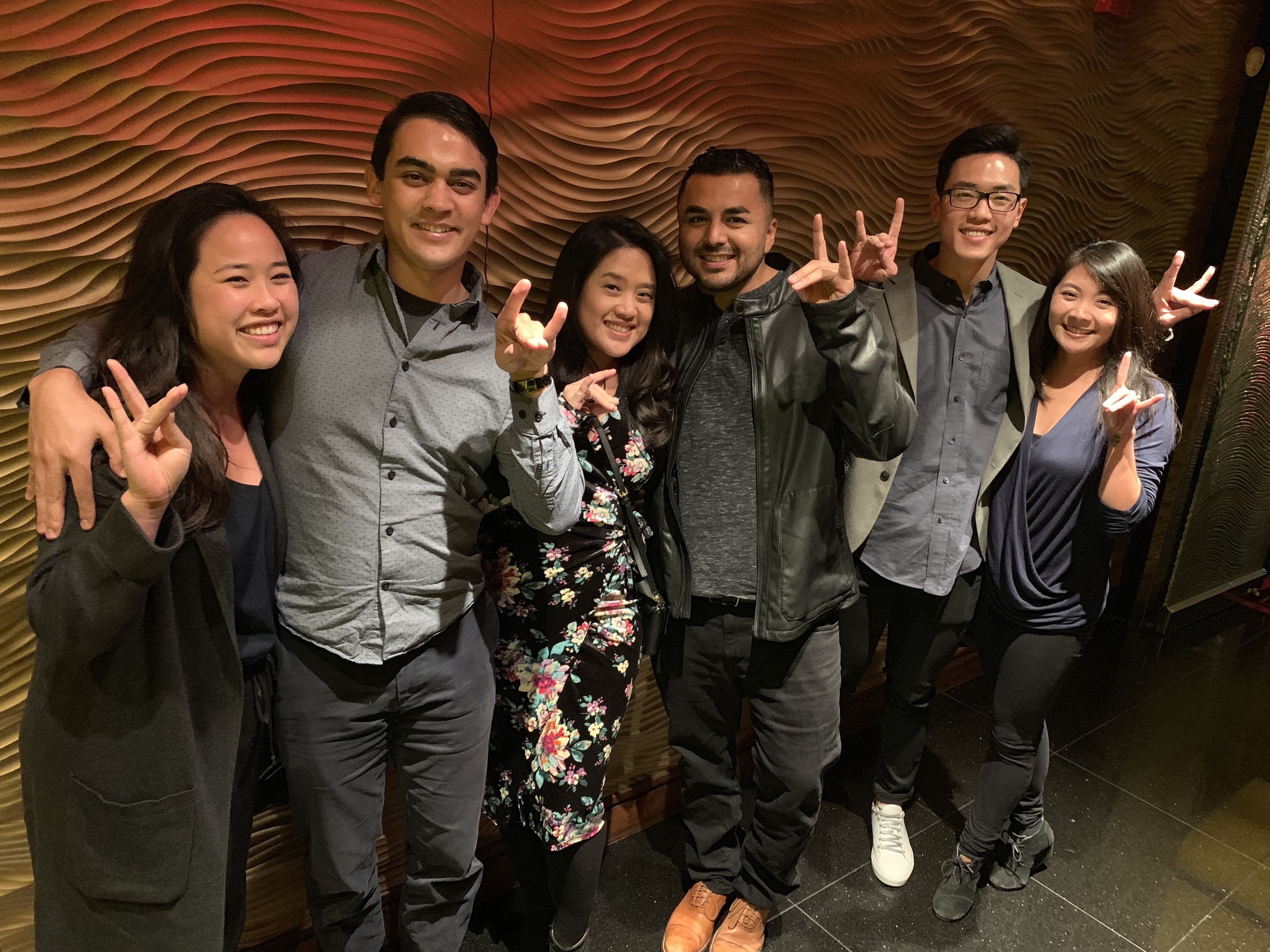 3 co-founders and wives all from UC Irvine