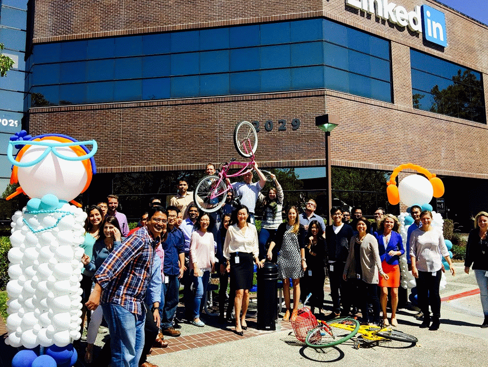 LinkedIn onboarding day animation